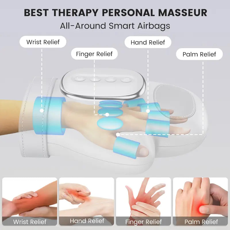 RelaxiHand™ Heated & Compression Electric Massager